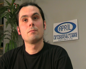 Frédéric Couchet, délégué général de l'association April, se présente